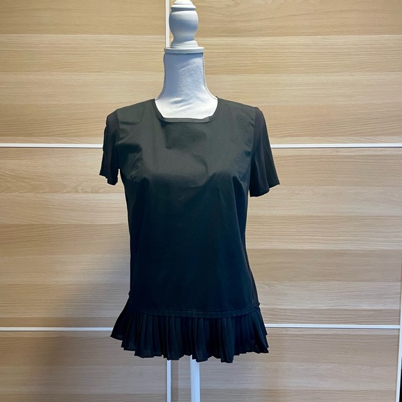 Simply Vera Wang Pleated Tee - Picture 1 of 7